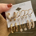 Shangjie Oem Aretes para Mujeres Pendientes de perlas Vintage Pendientes de arándanos minimalistas